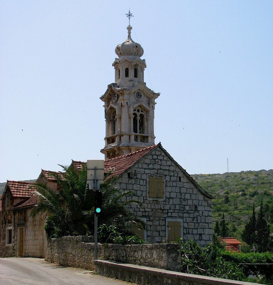 Old church in a Dalmatian village