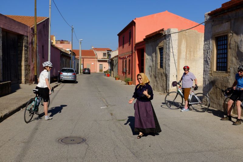 Sardinian traditional lady