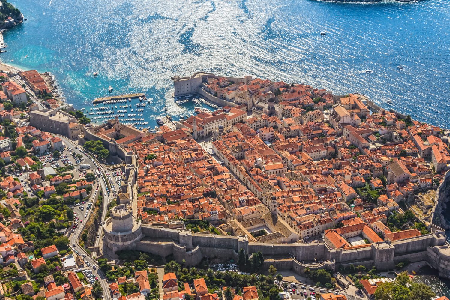 The old town of Dubrovnik