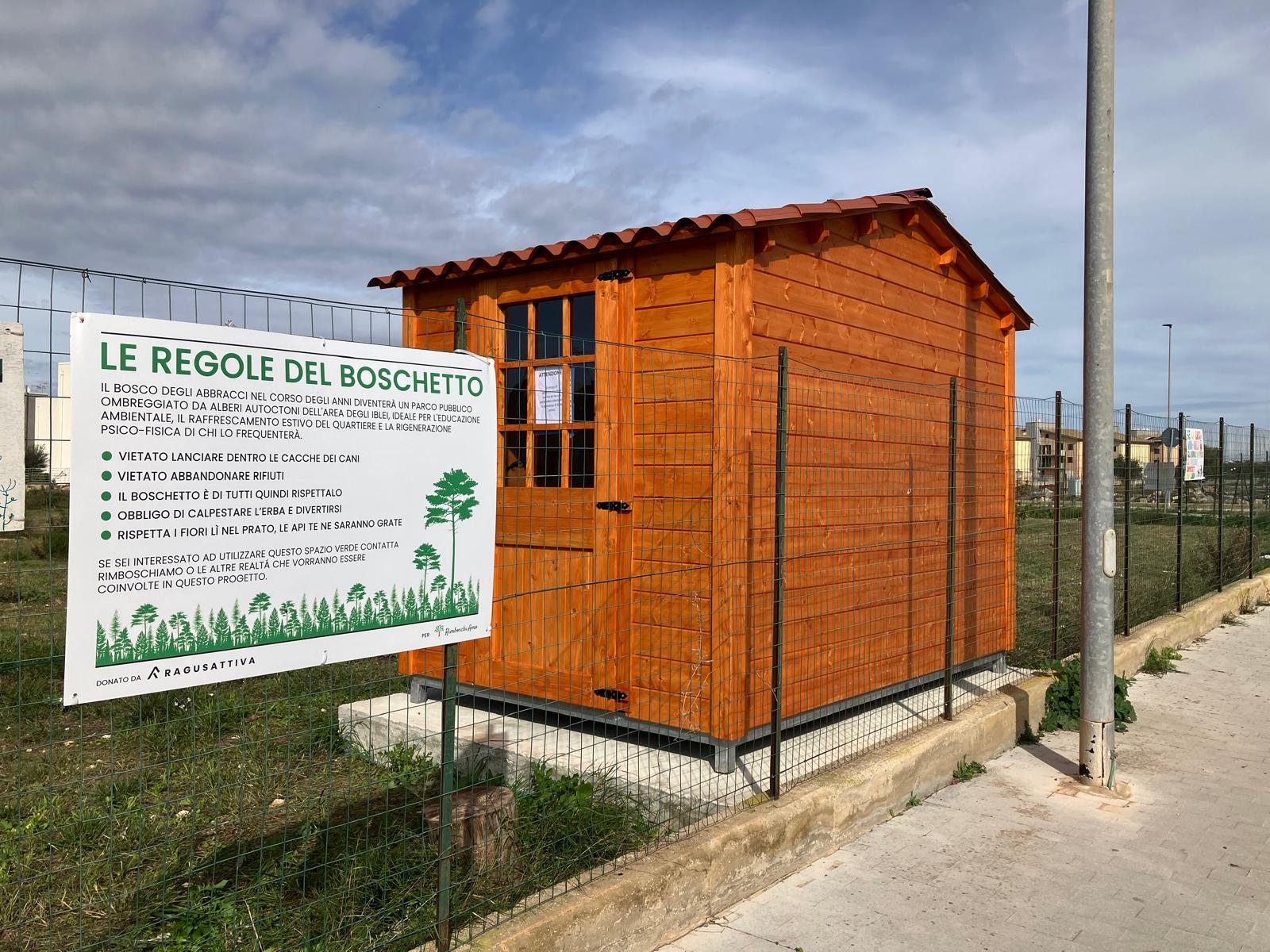 Bosco degli Abbracci of Ragusa new wood house